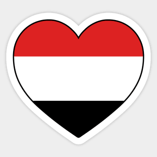 Heart - Yemen Sticker